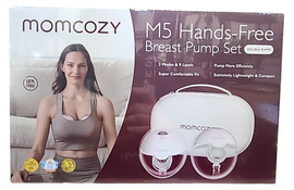 Shop Momcozy All-in-one M5 Double Wearable Breast Pump, Gradiant Pink at GoodBuy Gear