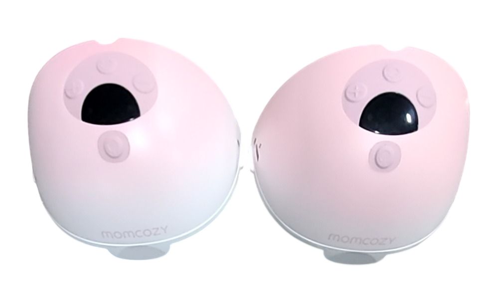 Shop Momcozy All-in-one M5 Double Wearable Breast Pump, Gradiant Pink at GoodBuy Gear