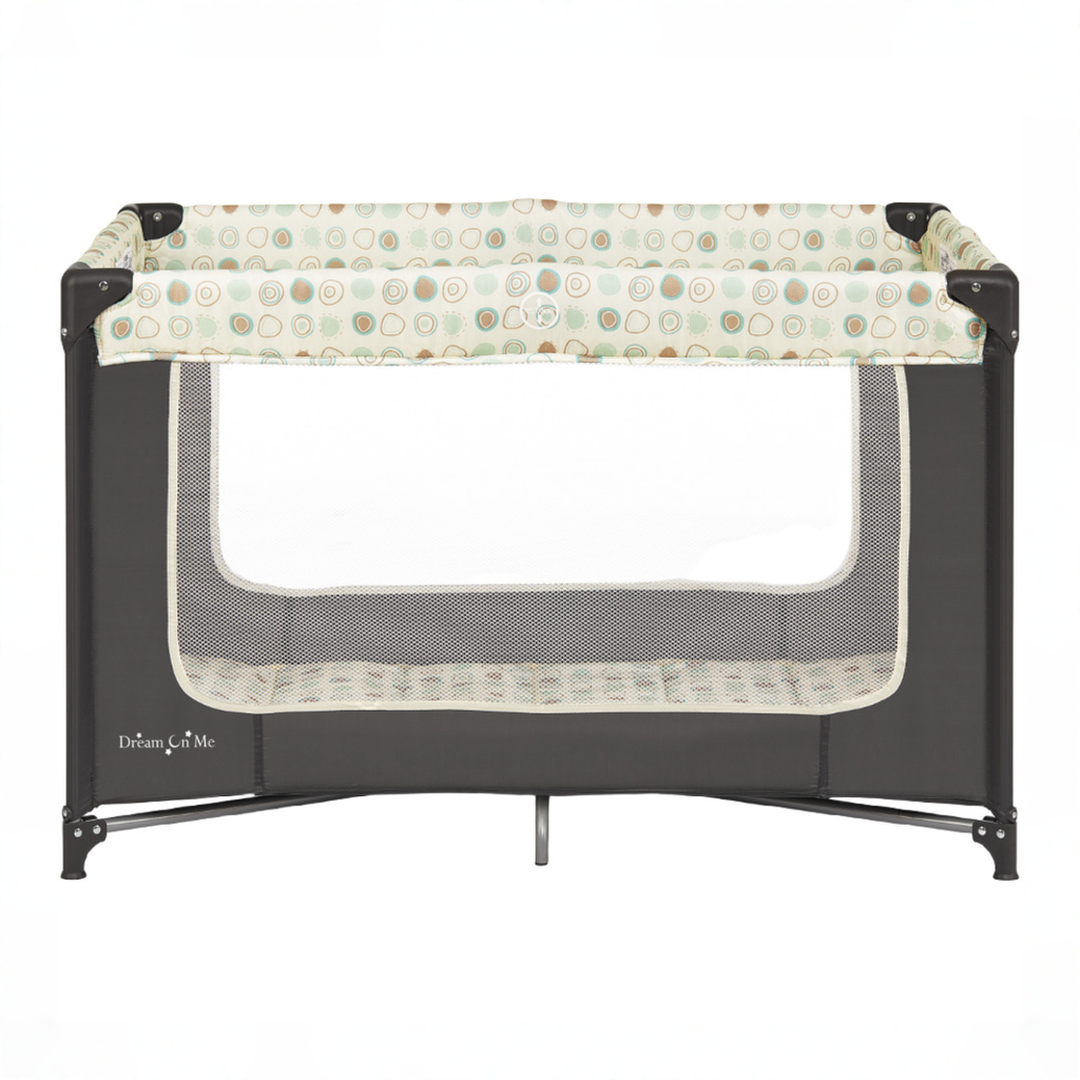 Dream On Me Zodiac Portable Playard, Grey (Shapes)