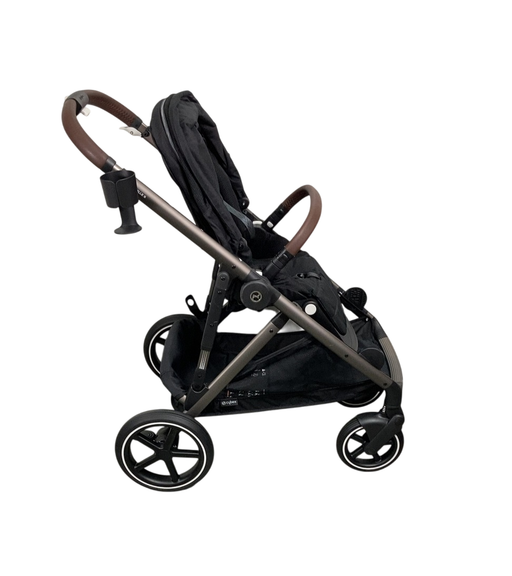 Shop Cybex Gazelle S Modular Stroller, 2024, Moon Black, Taupe Frame at GoodBuy Gear