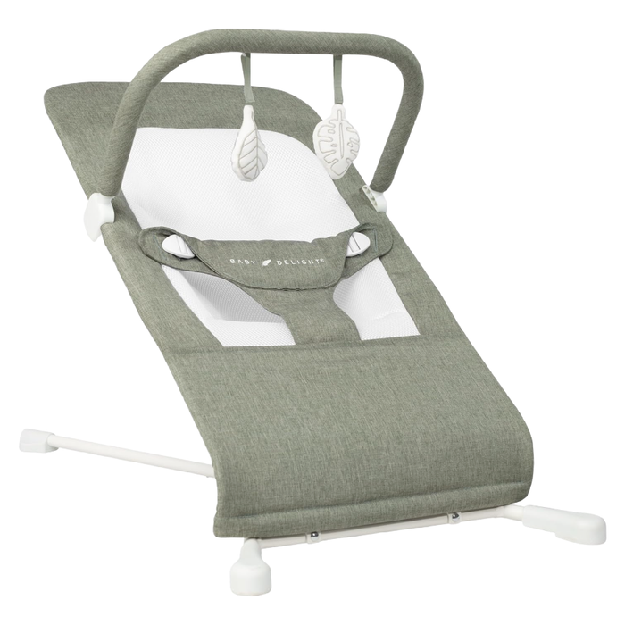 Shop Baby Delight Highland Bouncer, Sage Tweed at GoodBuy Gear