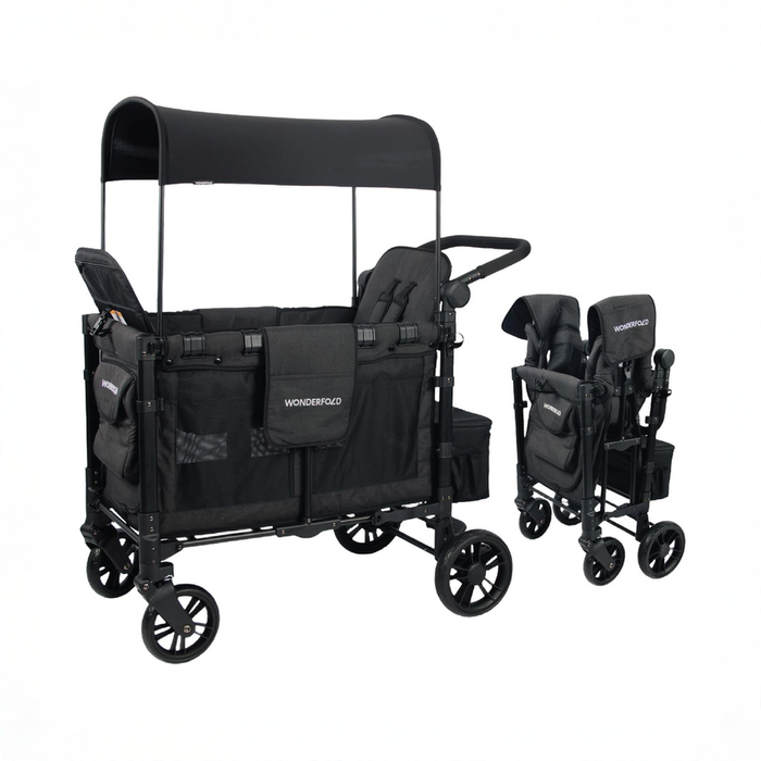Shop Wonderfold W2 Elite Multifunctional Stroller Wagon, 2026, Volcanic Black at GoodBuy Gear