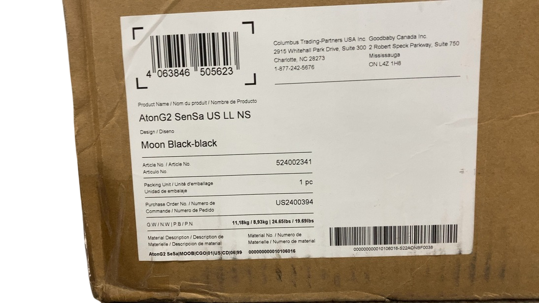 Shop Cybex Aton G2 Infant Car Seat with Load Leg Base, Moon Black, 2025 at GoodBuy Gear