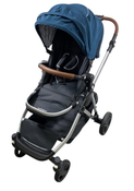 Shop Mockingbird Single to Double 2.0 Stroller, 2024, Sea, Silver With Penny Leather, Windowpane at GoodBuy Gear