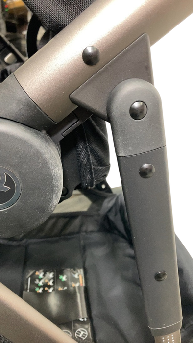 Shop Cybex Gazelle S Modular Stroller, 2024, Moon Black, Taupe Frame at GoodBuy Gear