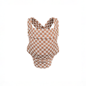 Shop Mabē The Monarch Carrier, Mocha Check at GoodBuy Gear