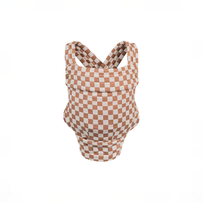 Shop Mabē The Monarch Carrier, Mocha Check at GoodBuy Gear