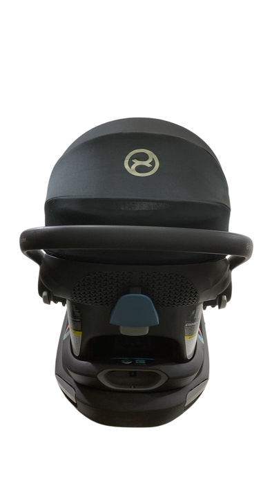 Shop Cybex Eos and Aton G Swivel Travel System, 2024, Black Frame, Moon Black at GoodBuy Gear