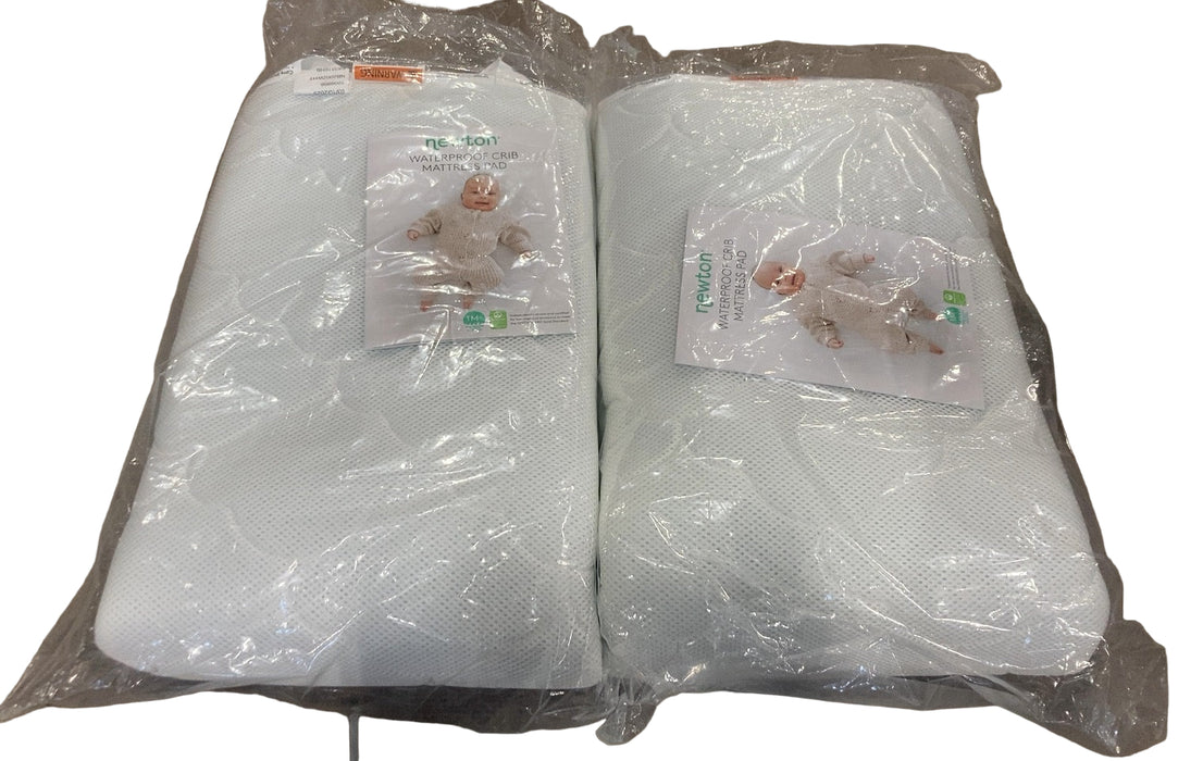 Newton Waterproof Crib Mattress Pad, 2 Pack, Cloud
