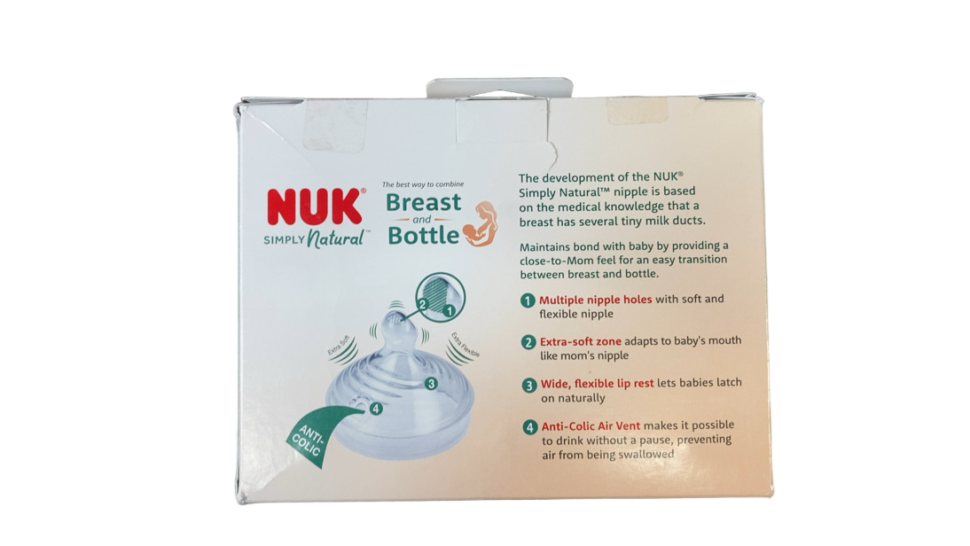 Shop NUK Simply Natural Glass Bottles, 8oz, 3 Pack at GoodBuy Gear