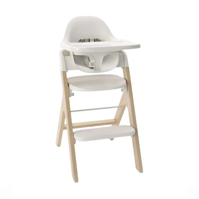Shop Mockingbird High Chair, Natural Beech, White at GoodBuy Gear