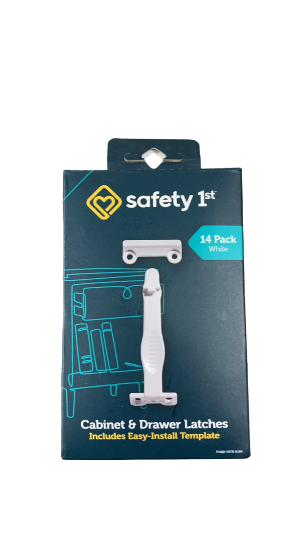 Safety 1st Cabinet And Drawer Latches, White — GoodBuy Gear