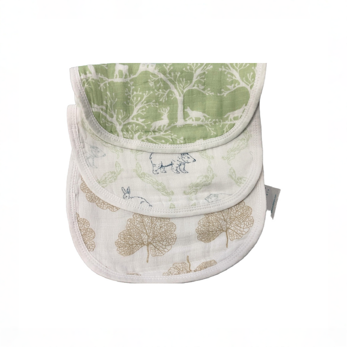 Shop DRAFT - Aden + Anais Muslin Snap Bibs (3 Pack), Harmony at GoodBuy Gear