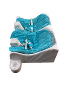 Shop Table For Two Twin Feeding System, Geo Turquoise & White at GoodBuy Gear