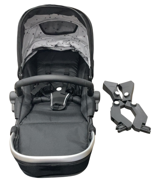 Shop Mockingbird 2nd Seat Kit 2.0, Black, Watercolor Drops, Silver With Black Leather at GoodBuy Gear