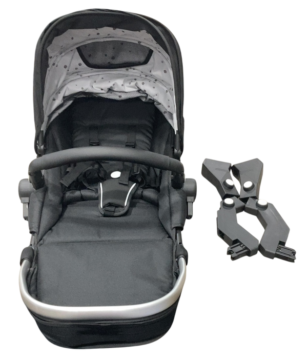 Shop Mockingbird 2nd Seat Kit 2.0, Black, Watercolor Drops, Silver With Black Leather at GoodBuy Gear