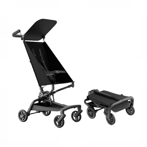 Shop Mompush Jeto Lightweight Travel Stroller, 2026, Black at GoodBuy Gear
