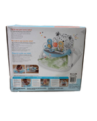 secondhand Fisher Price Premium Sit-Me-Up Floor Seat with Toy Tray, Snow Leopard