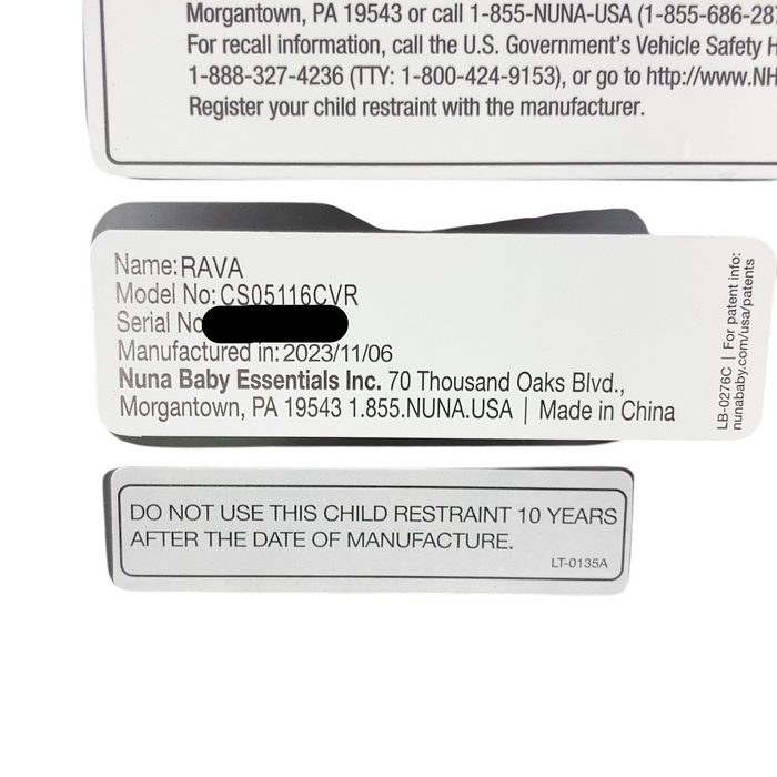 Shop Nuna RAVA Convertible Car Seat, 2023, Caviar at GoodBuy Gear