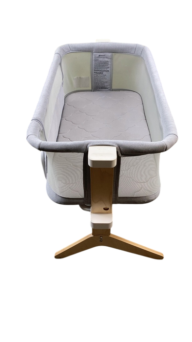 Shop Newton Bassinet And Bedside Sleeper, Grey/Birch at GoodBuy Gear