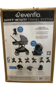 Shop Evenflo Shyft Intuiti Travel System with Revolve180 LiteMax NXT Rotational Infant Car Seat, 2024, Fossil Gray, Base Model at GoodBuy Gear