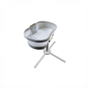 Shop Halo BassiNest Swivel Sleeper Luxe Series, Dove Grey Tweed at GoodBuy Gear