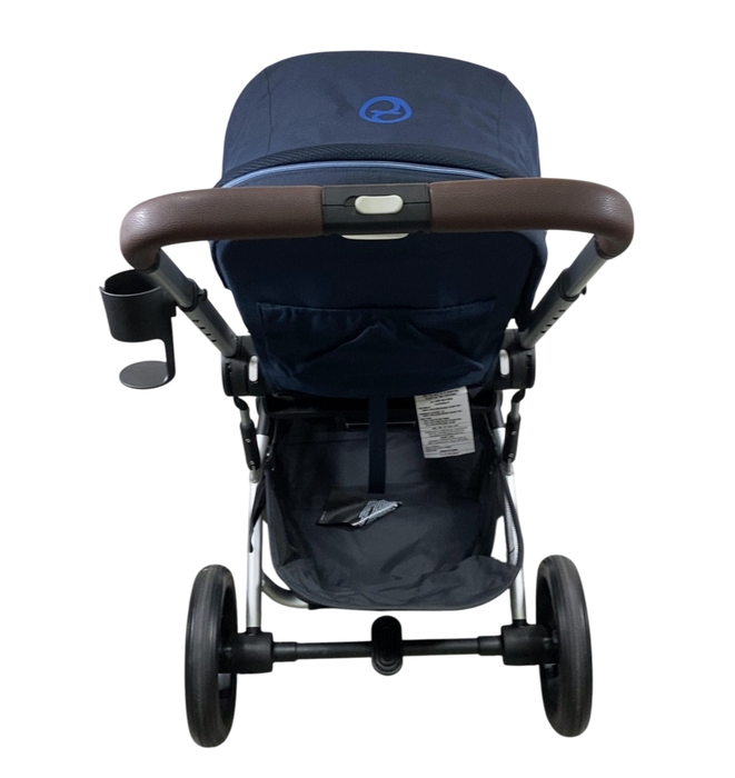Shop Cybex Balios S Lux Stroller, 2023, Ocean Blue, Silver at GoodBuy Gear