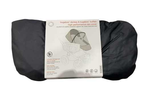 Shop Bugaboo Donkey/Buffalo High Performance Rain Cover, Black at GoodBuy Gear