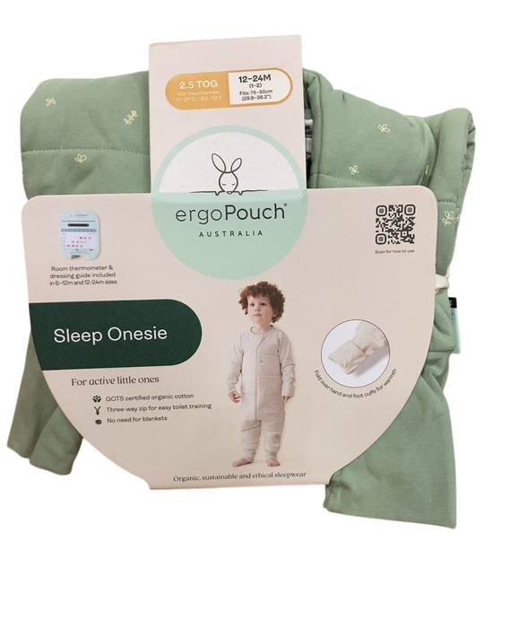 Shop ErgoPouch Sleep Onesie, 12-24 Months, Sage, 2.5 at GoodBuy Gear