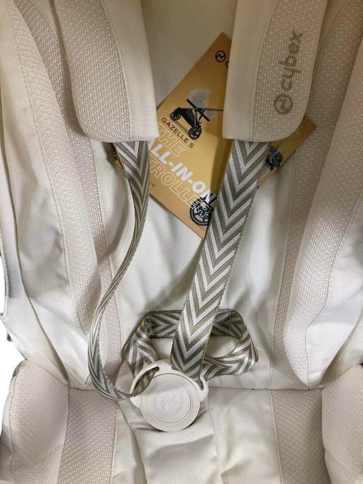 Shop Cybex Gazelle S Modular Stroller, 2023, Seashell Beige, Taupe Frame at GoodBuy Gear