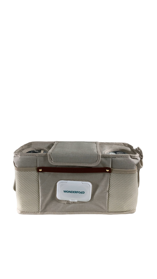 Shop Wonderfold Parent Console, 2 Seater (2 Cup Holders), Beige at GoodBuy Gear
