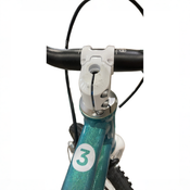 Shop Woom GO 3 Bike "16, AUTOMAGIC, Metallic turquoise at GoodBuy Gear