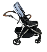 Shop Mockingbird Single to Double 2.0 Stroller, Sky, Watercolor Drops, Silver With Penny Leather, 2024 at GoodBuy Gear