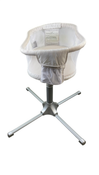 Shop Halo BassiNest Swivel Sleeper Premiere Series, Silver Damask at GoodBuy Gear