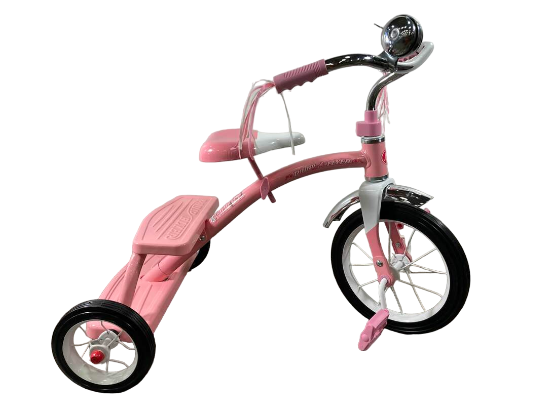 Radio Flyer Classic Dual Deck Tricycle, Pink