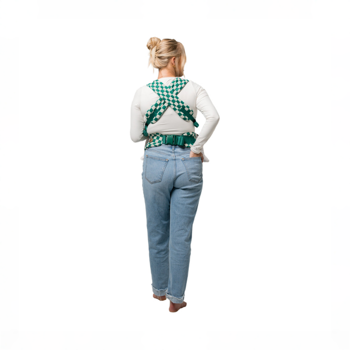 Shop Mabē The Monarch Carrier, Evergreen Check at GoodBuy Gear