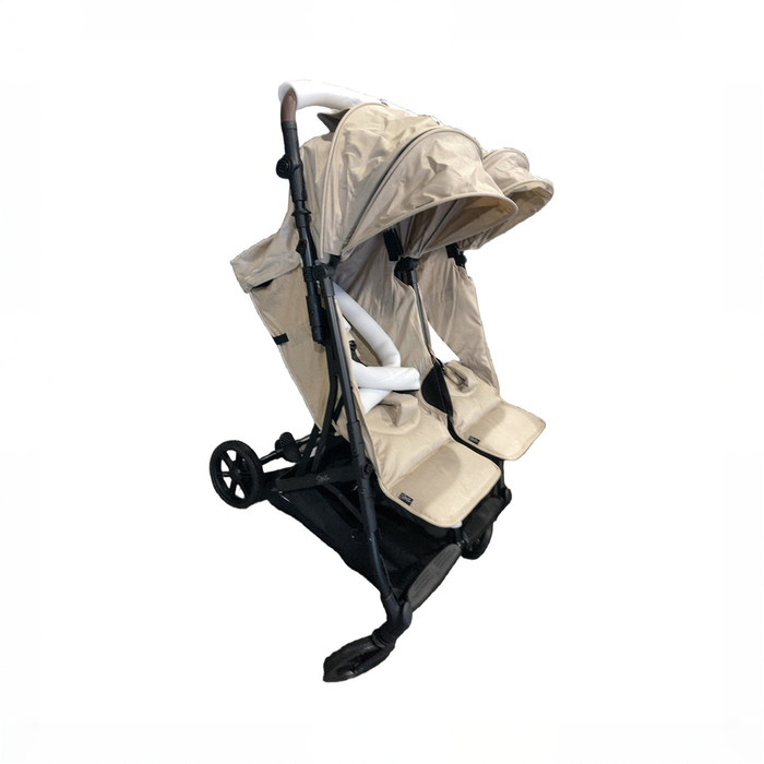 Shop Strolee V2 Double Stroller, 2025, Fawn at GoodBuy Gear