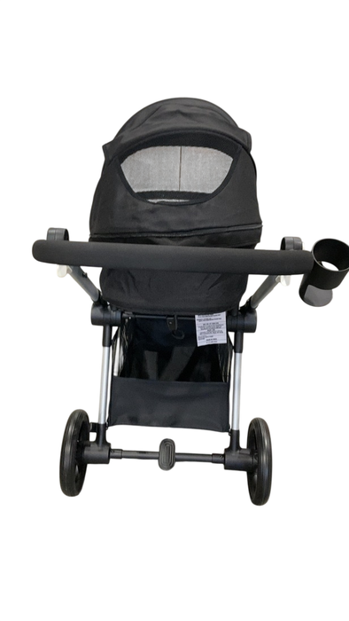 Shop Cybex Eos and Aton G Travel System, 2024, Black, Ocean Blue at GoodBuy Gear