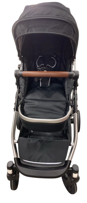 Shop Mockingbird Single to Double 2.0 Stroller, 2024, Black, Silver With Penny Leather, Windowpane at GoodBuy Gear