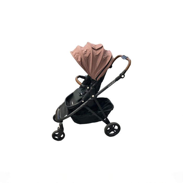 Shop Mockingbird Single to Double 3.0 Stroller, 2025, Charcoal with Penny Leather, Rose at GoodBuy Gear