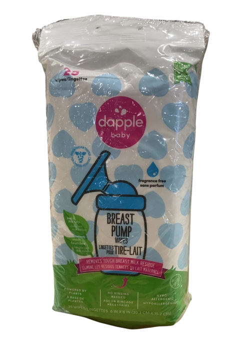 Shop Dapple Baby Plant Based Breast Pump Cleaner Wipes, 25 Count, 3 Pack at GoodBuy Gear