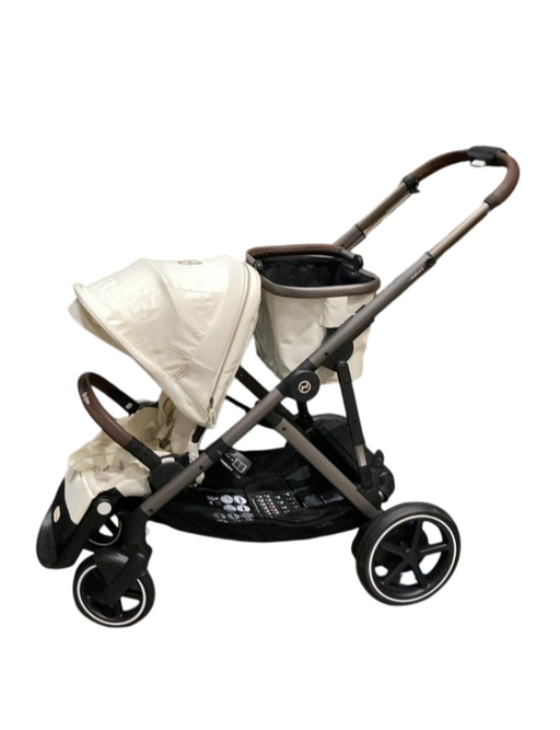 Shop Cybex e-Gazelle S Stroller, 2024, Seashell Beige, Taupe at GoodBuy Gear