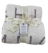 Shop Barefoot Dreams CozyChic ABC Blanket, Ocean/Cream at GoodBuy Gear
