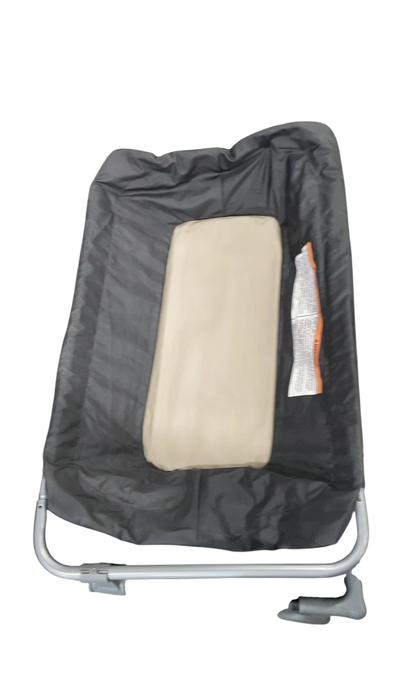 Shop Monbebe Play Yard with Full-Size Rocking Bassinet, Castle Point at GoodBuy Gear
