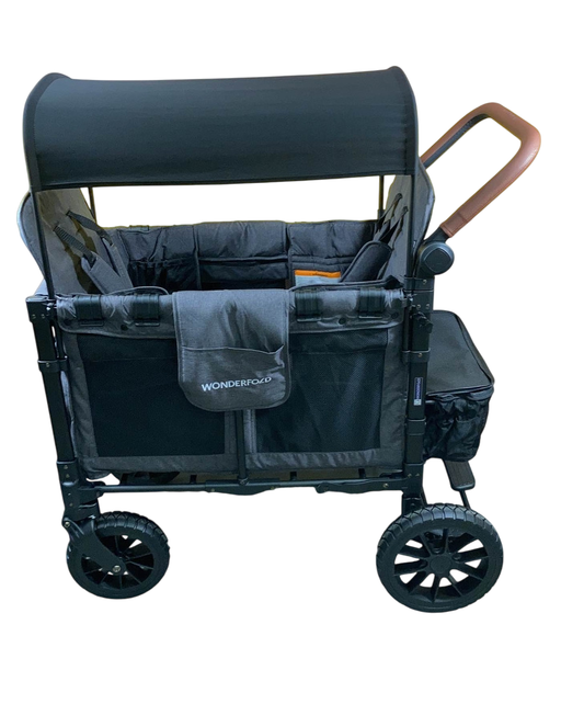 Shop Wonderfold W2 Luxe Multifunctional Double Stroller Wagon, 2023, Charcoal Gray at GoodBuy Gear