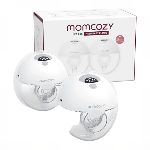 Shop Momcozy All-in-one M5 Double Wearable Breast Pump, Quill Grey at GoodBuy Gear