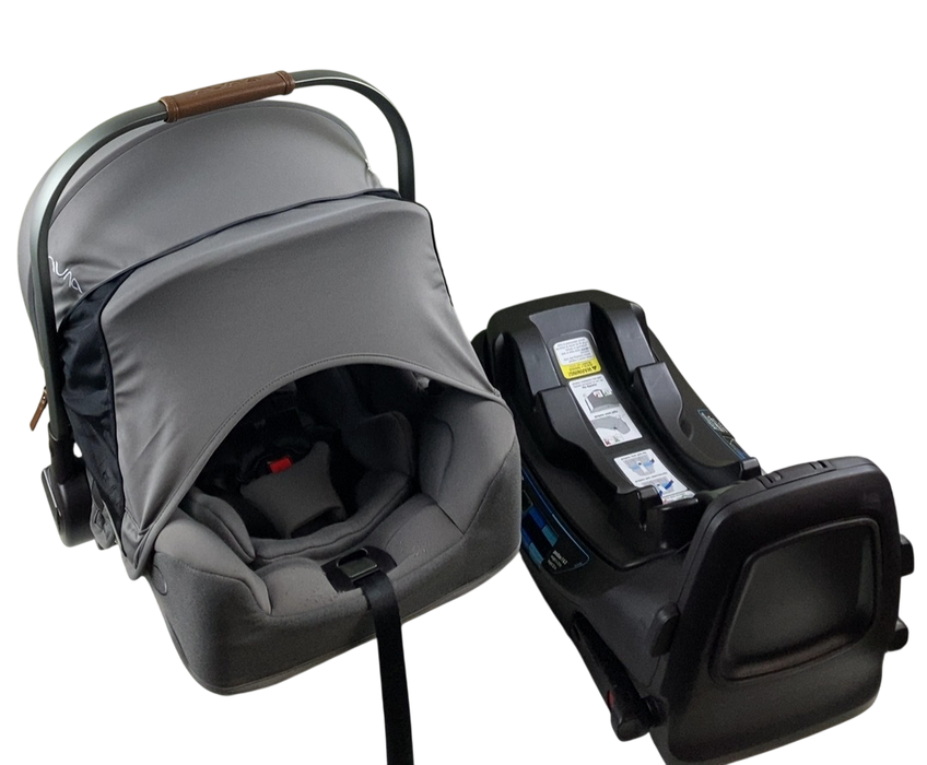 Shop Nuna PIPA rx Infant Car Seat with RELX Base, 2024, Granite at GoodBuy Gear