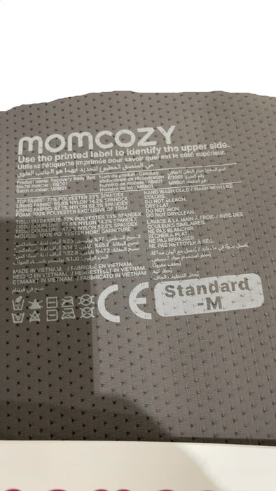 Momcozy Ergowrap Postpartum Belly Wrap, Black, Standard Medium