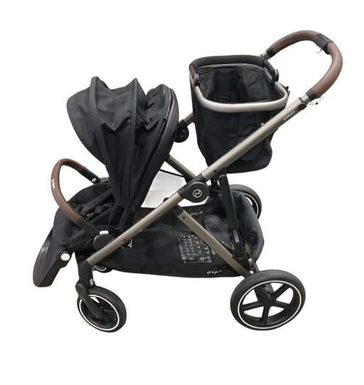 Shop Cybex Gazelle S Modular Stroller, 2020, Moon Black, Silver Frame at GoodBuy Gear