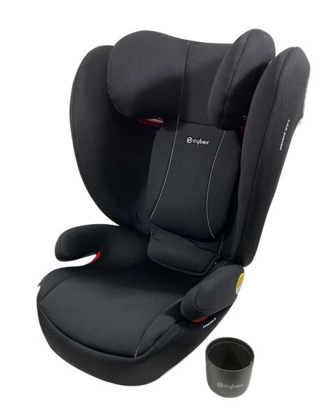cybex b-fix Cybex Solution B-Fix High Back Booster Seat, 2022, Volcanic Black